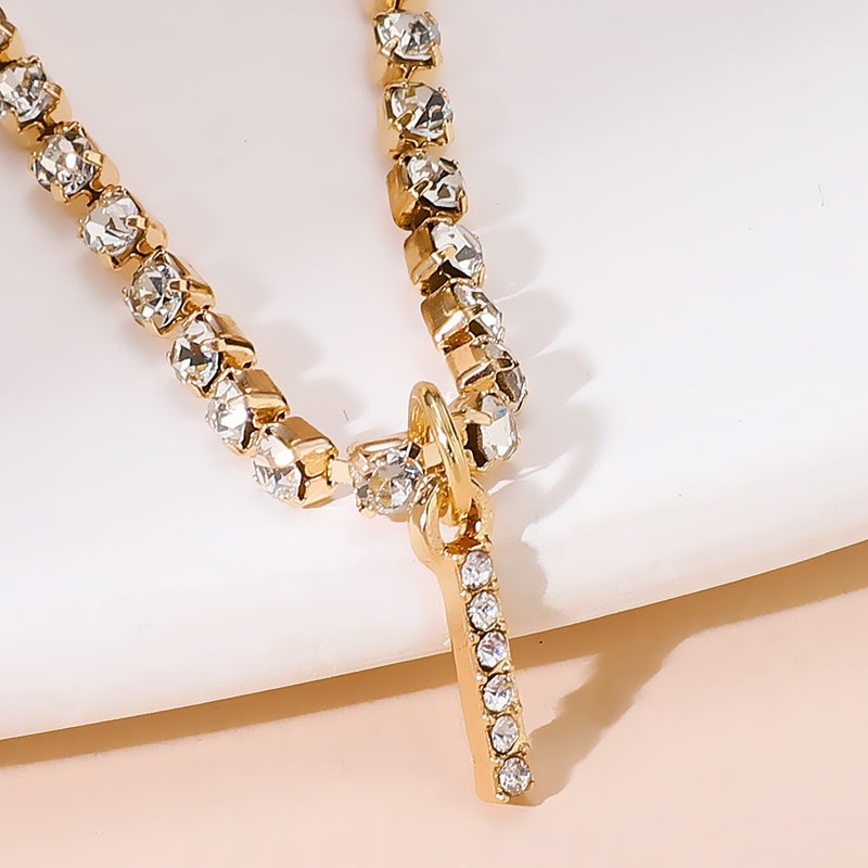 Selene Initial Anklet