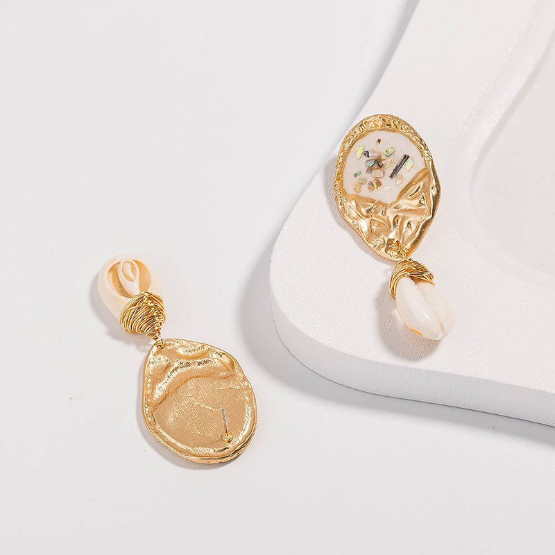 Mireille Shell Drop Earrings