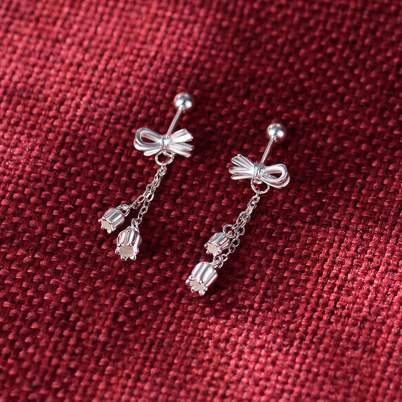 Nerina Bow Drop Earrings