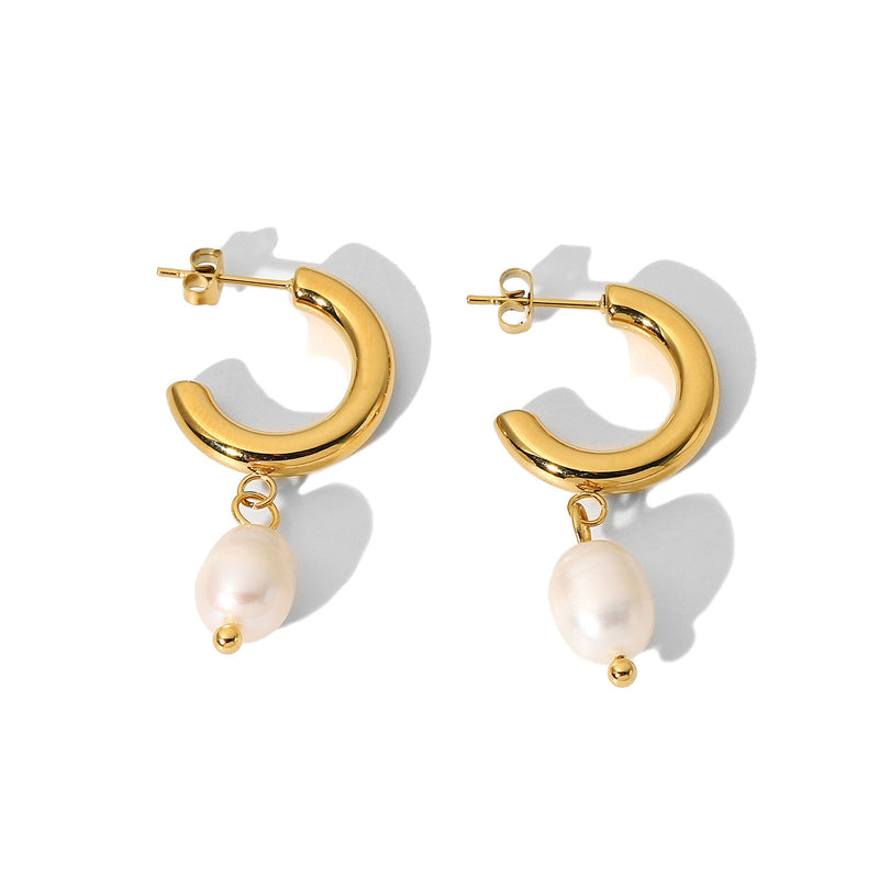 Delara Pearl Drop Earrings