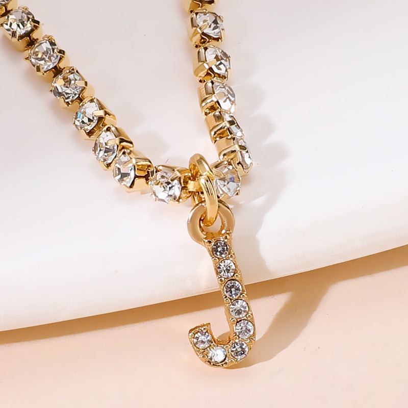 Selene Initial Anklet