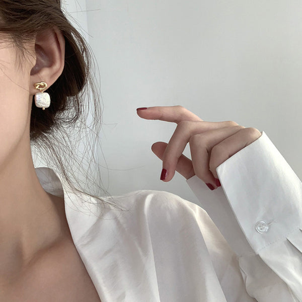 Isolde Pearl Drop Earrings