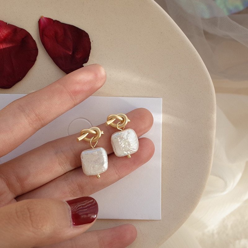 Isolde Pearl Drop Earrings