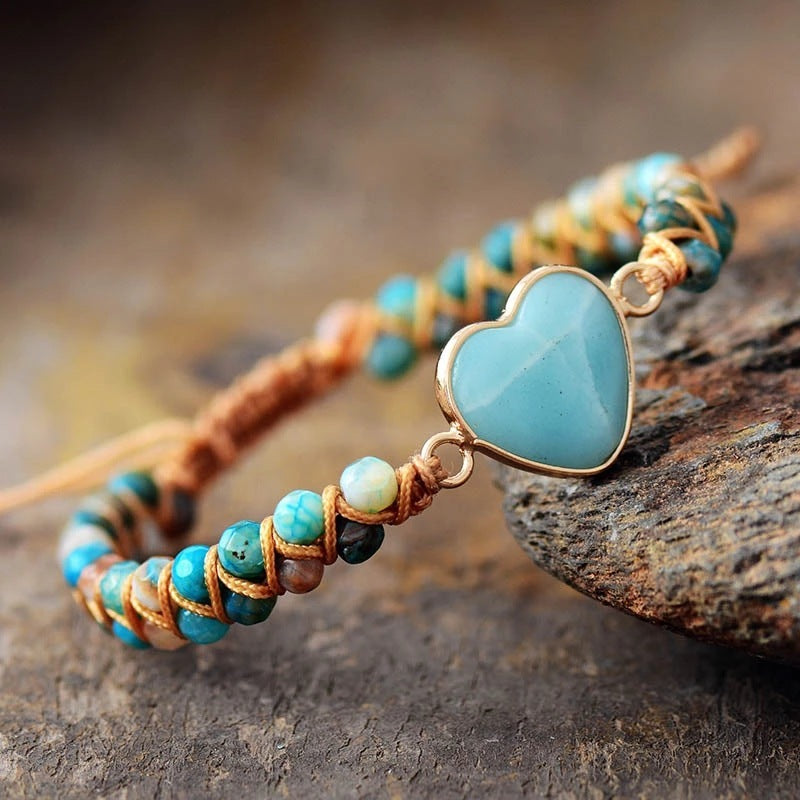 Zelira Agate Heart Bracelet