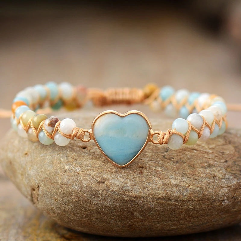 Zelira Agate Heart Bracelet