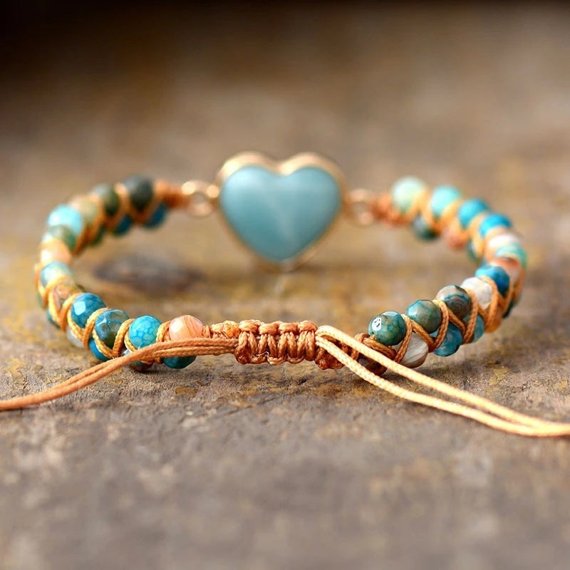 Zelira Agate Heart Bracelet