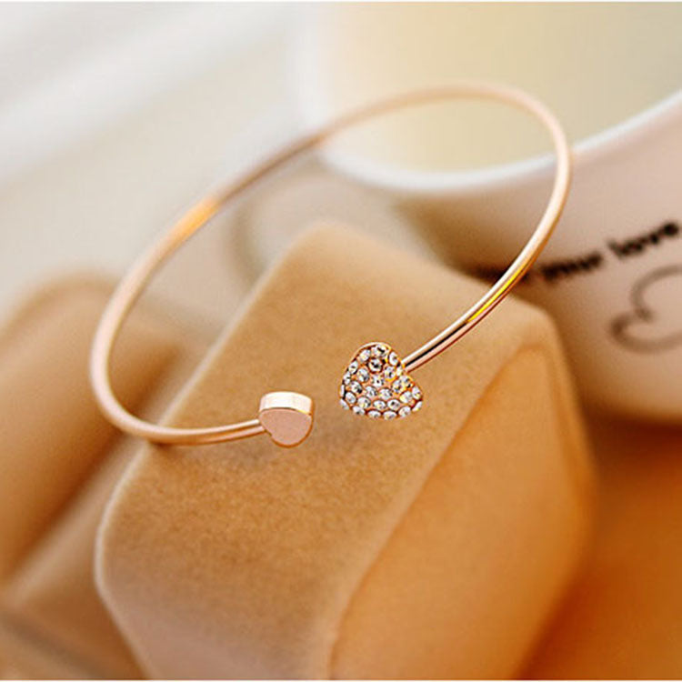 Esme Heart Cuff Bracelet