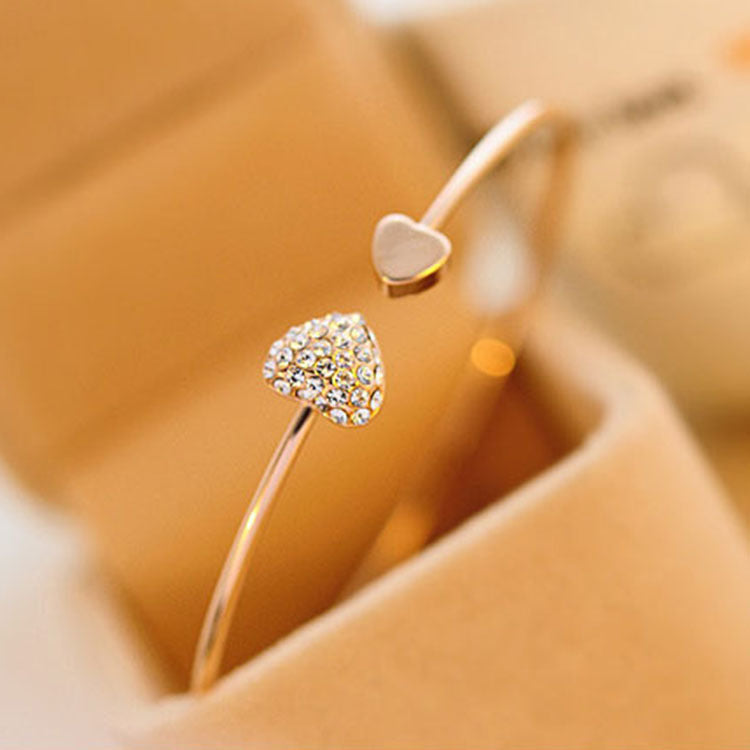 Esme Heart Cuff Bracelet