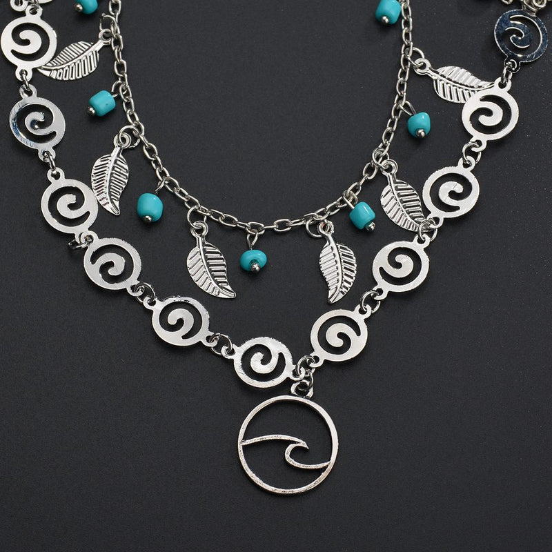 Yara Conch Spiral Anklet