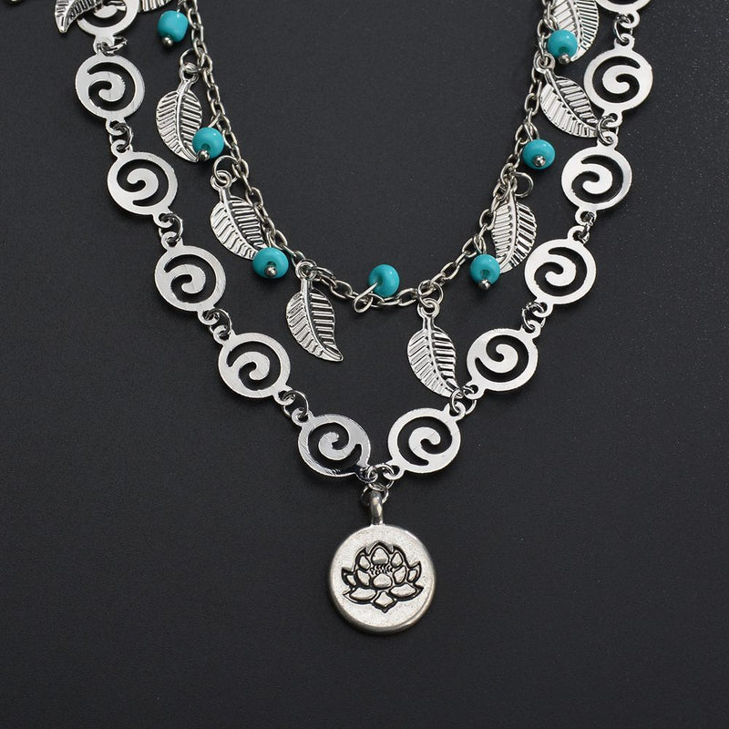 Yara Conch Spiral Anklet