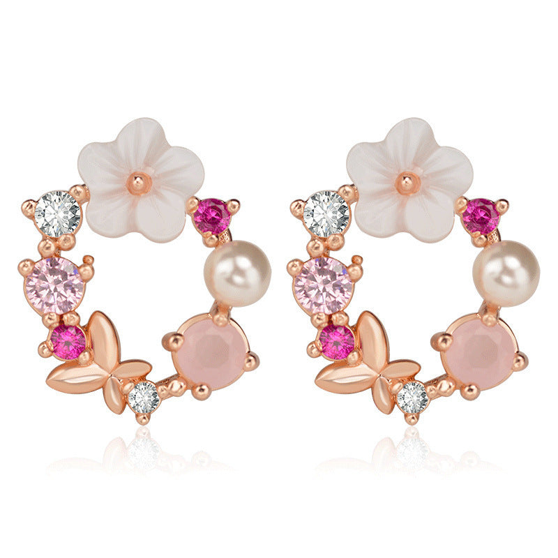 Amaris Bloom Stud Earrings