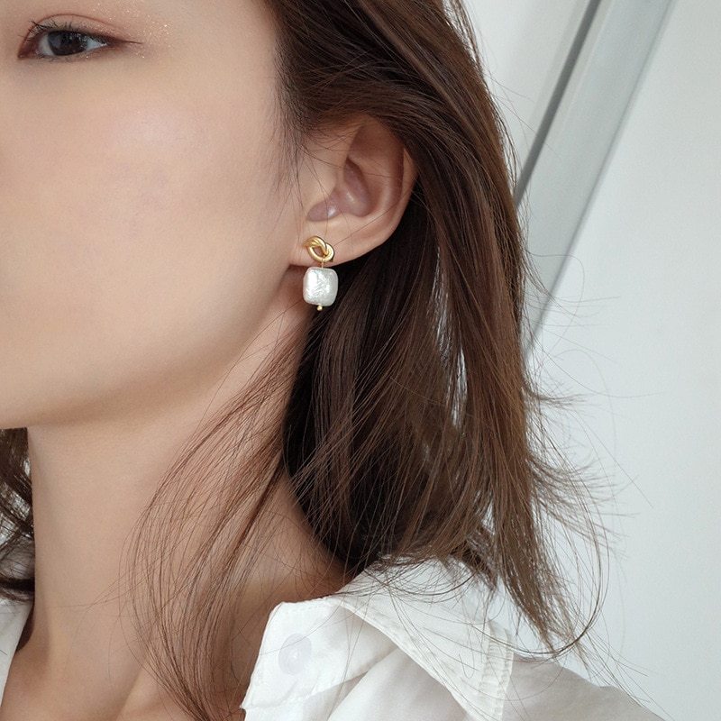 Isolde Pearl Drop Earrings