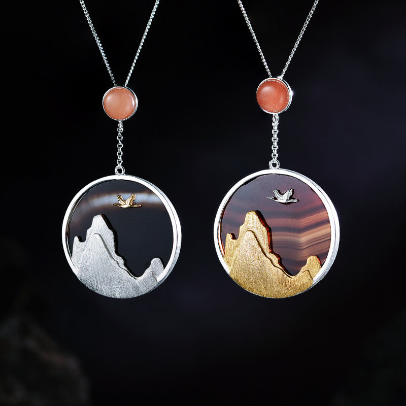 Sophia Mountain Pendant Necklace