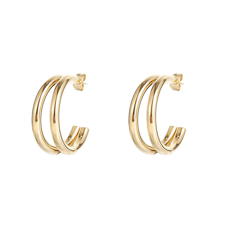 Ysolde Sculpted Hoop Earrings