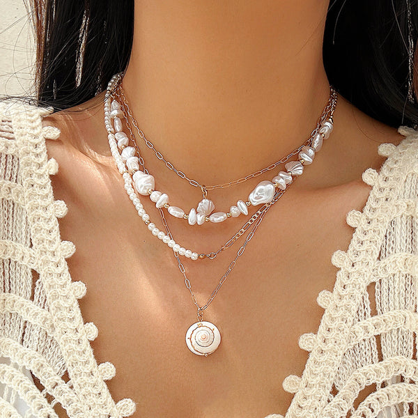 Isadora Spiral Shell Necklace