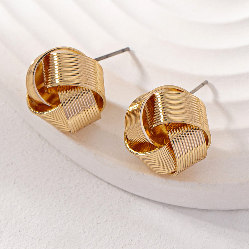Tavina Knot Stud Earrings