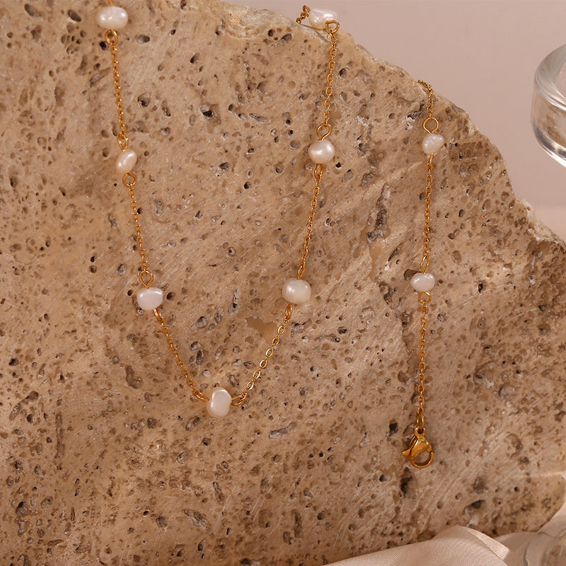 Noemi Pearl Chain Necklace