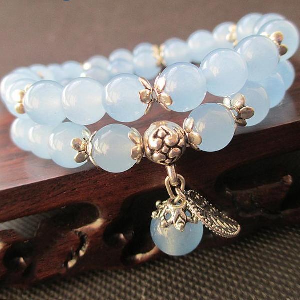 Iria Crystal Bead Bracelet