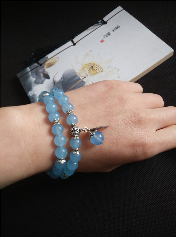 Iria Crystal Bead Bracelet