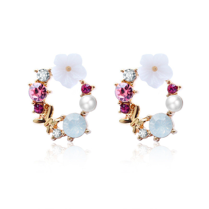 Amaris Bloom Stud Earrings