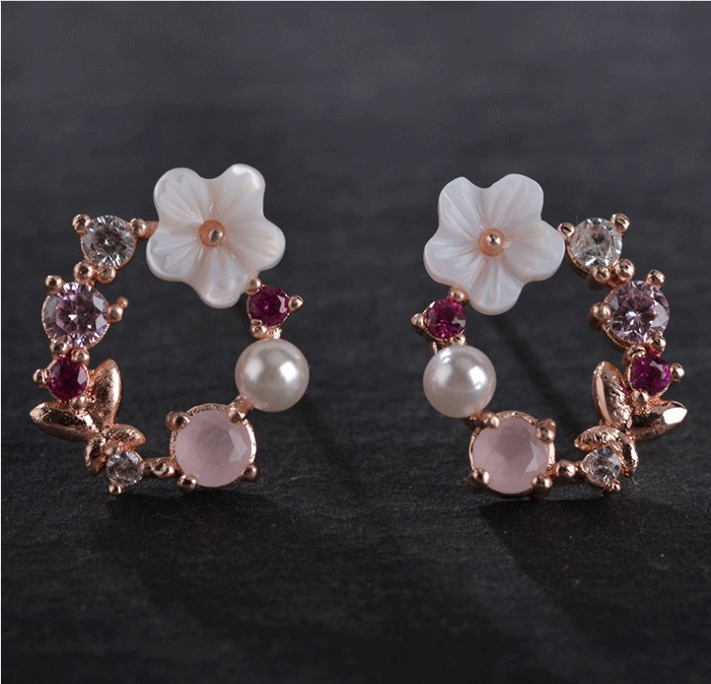 Amaris Bloom Stud Earrings