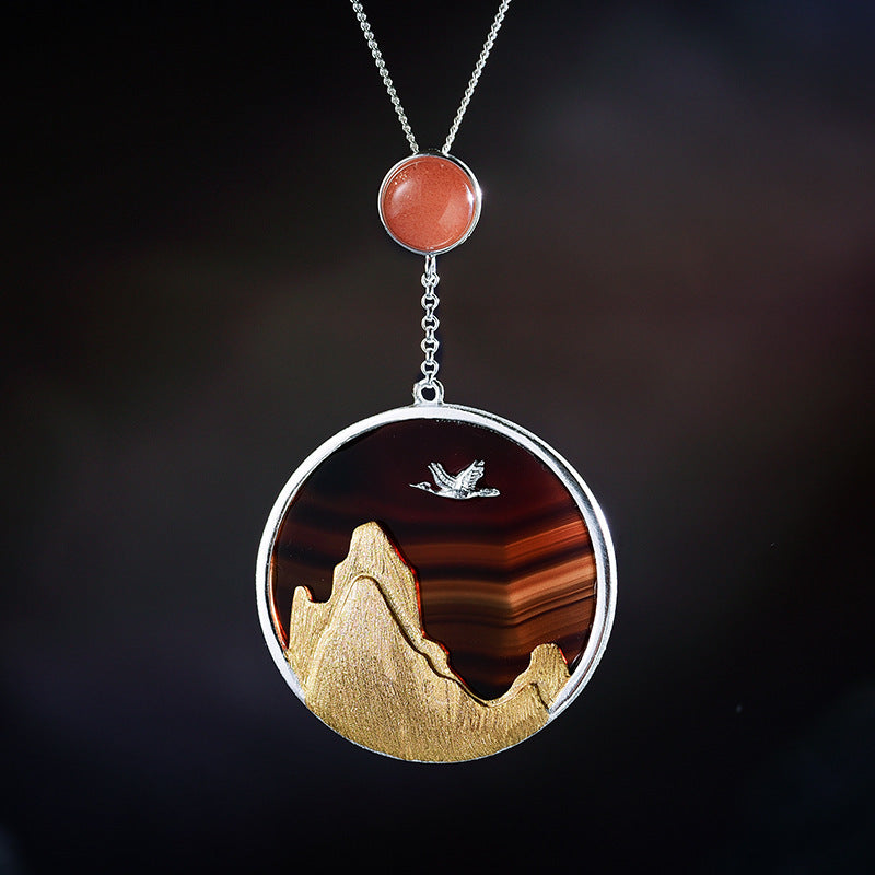 Sophia Mountain Pendant Necklace