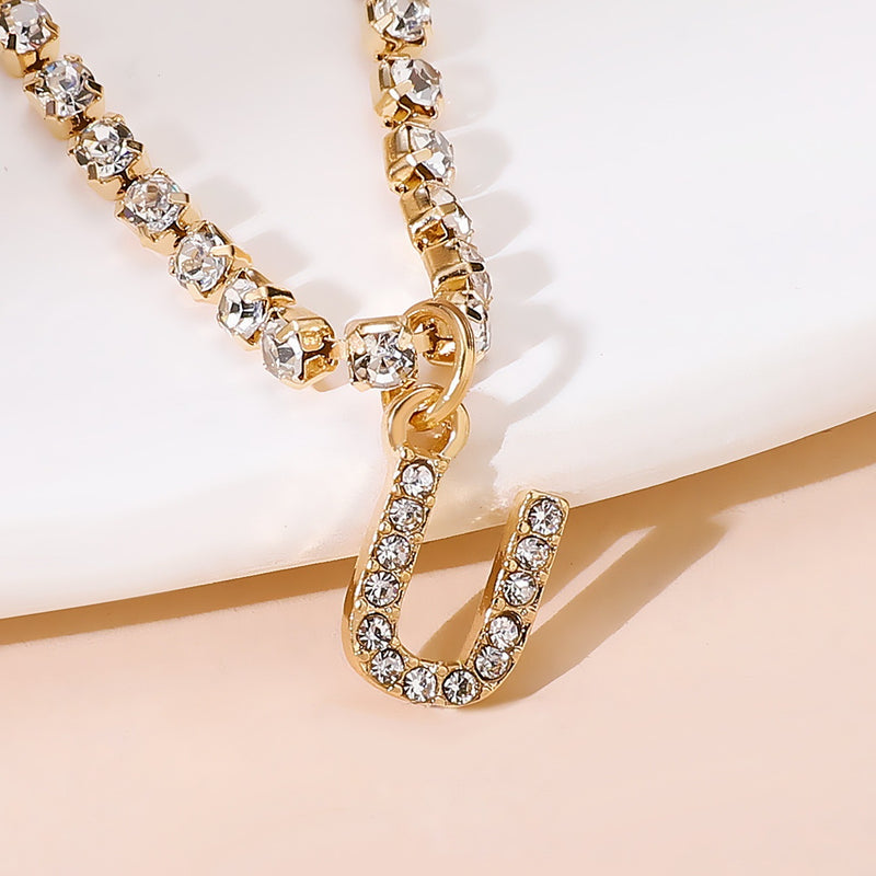 Selene Initial Anklet