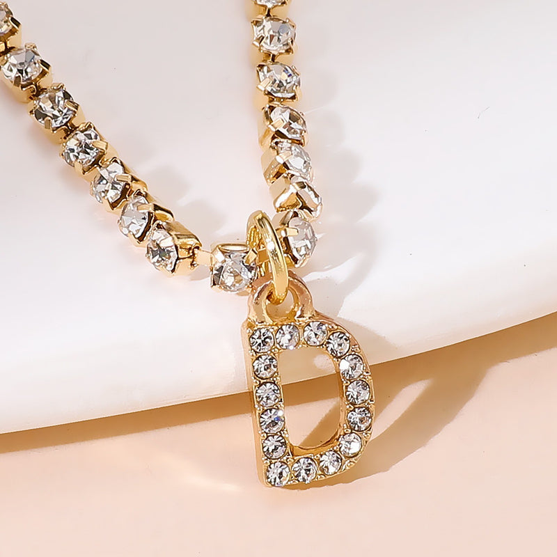 Selene Initial Anklet