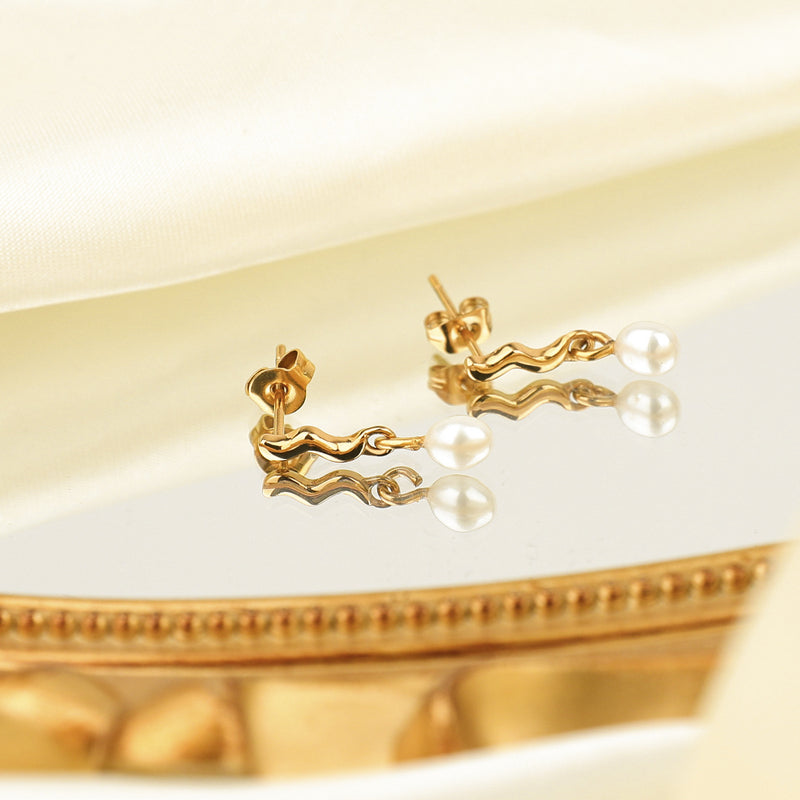 Ondine Pearl Drop Earrings
