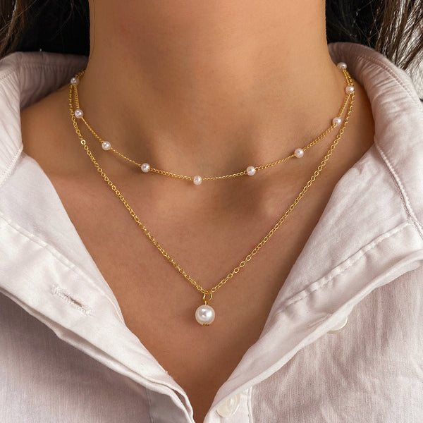 Aviana Pearl Drop Necklace