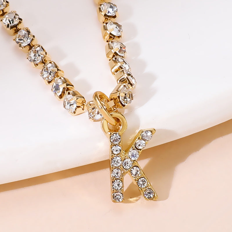 Selene Initial Anklet