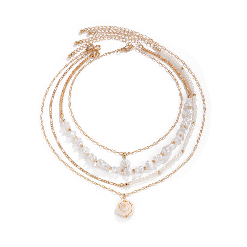 Isadora Spiral Shell Necklace