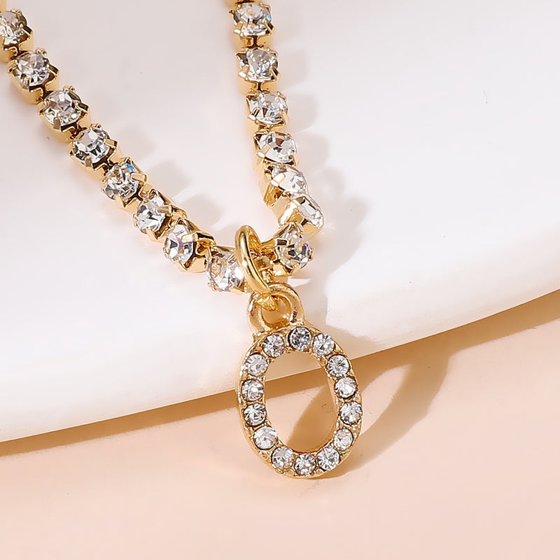 Selene Initial Anklet
