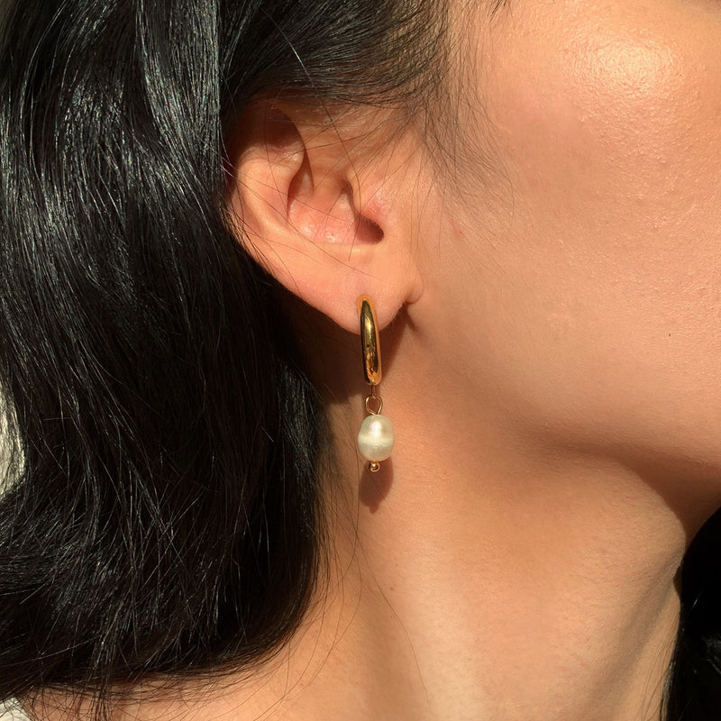 Delara Pearl Drop Earrings