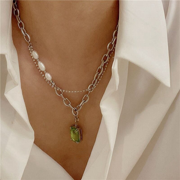 Nerisse Link Pendant Necklace