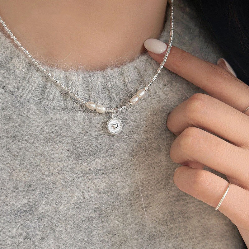 Alouette Pearl Medallion Necklace