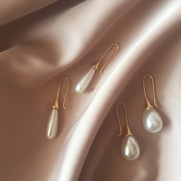 Maribel Pearl Drop Earrings