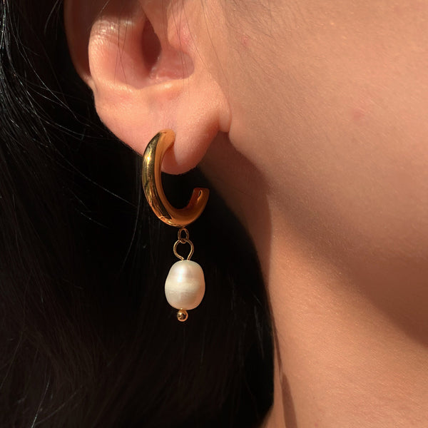 Delara Pearl Drop Earrings
