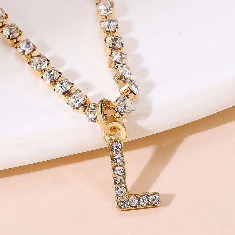 Selene Initial Anklet