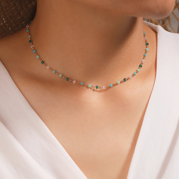 Ivy Confetti Bead Necklace