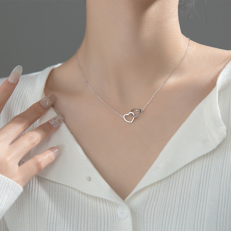 Isolde Double Heart Necklace