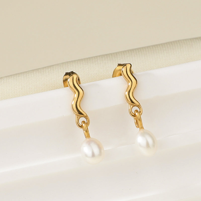 Ondine Pearl Drop Earrings