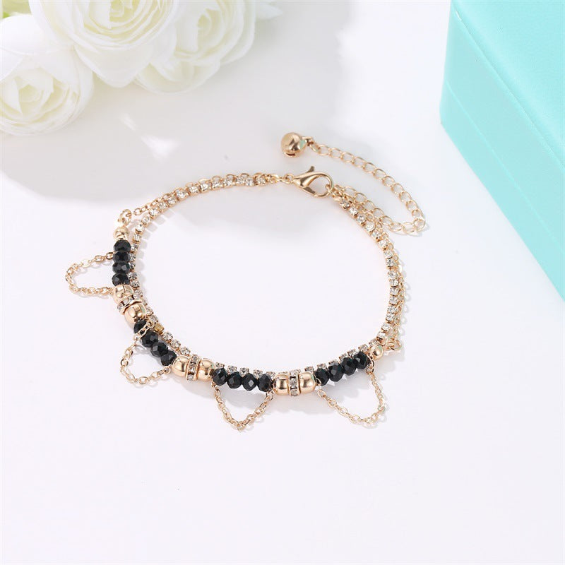 Mirabel Noir Bead Bracelet