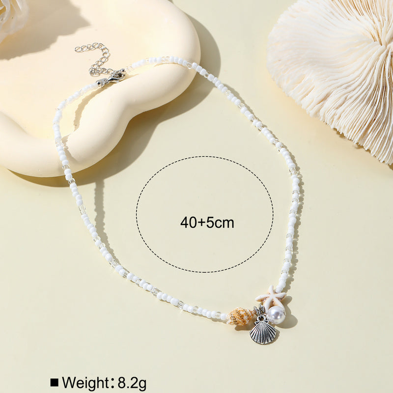 Nerelle Shell Charm Necklace