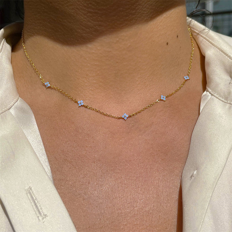 Evina Petite Bloom Necklace