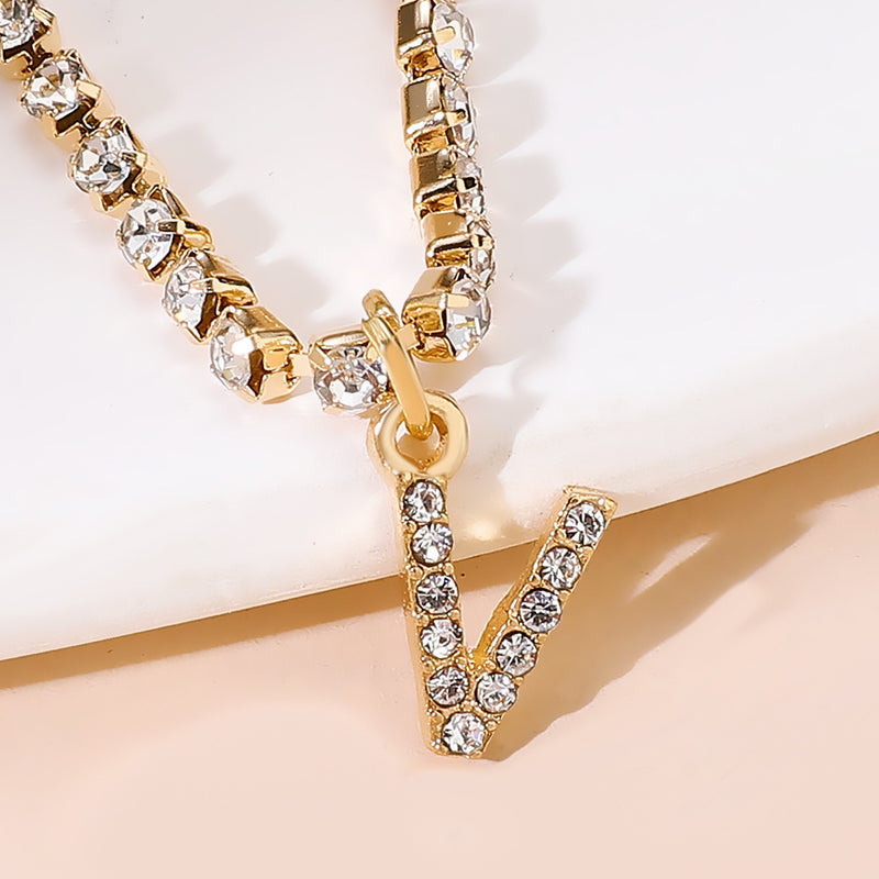Selene Initial Anklet