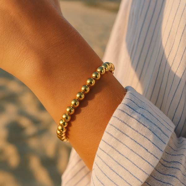 Naomi Gleam Bead Bracelet