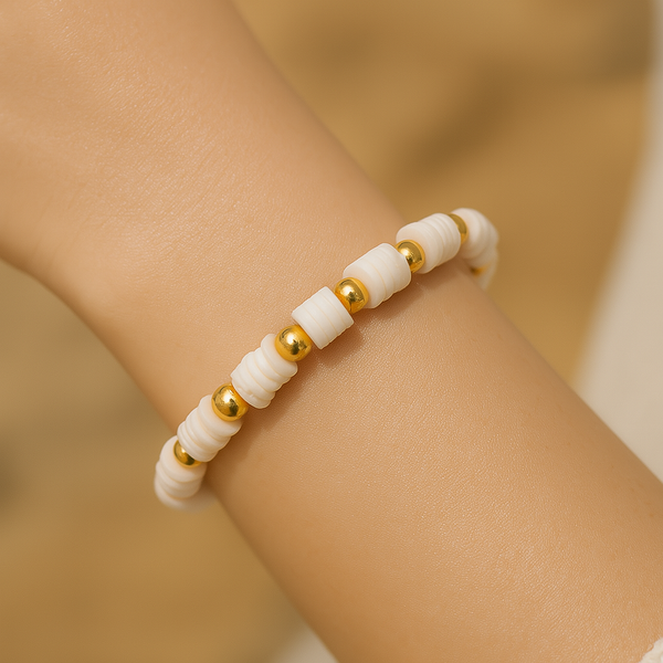 Ines Shell Bead Bracelet