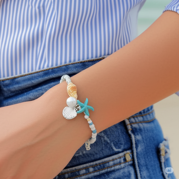 Cyralie Emerald Pendant Bracelet