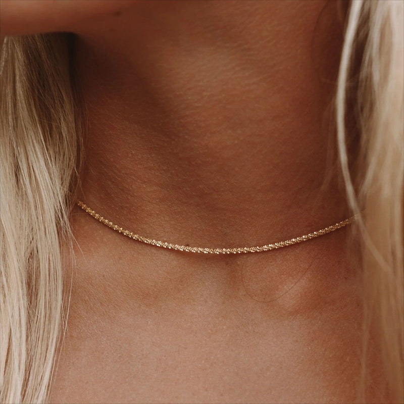 Sorelle Textured Chain Necklace